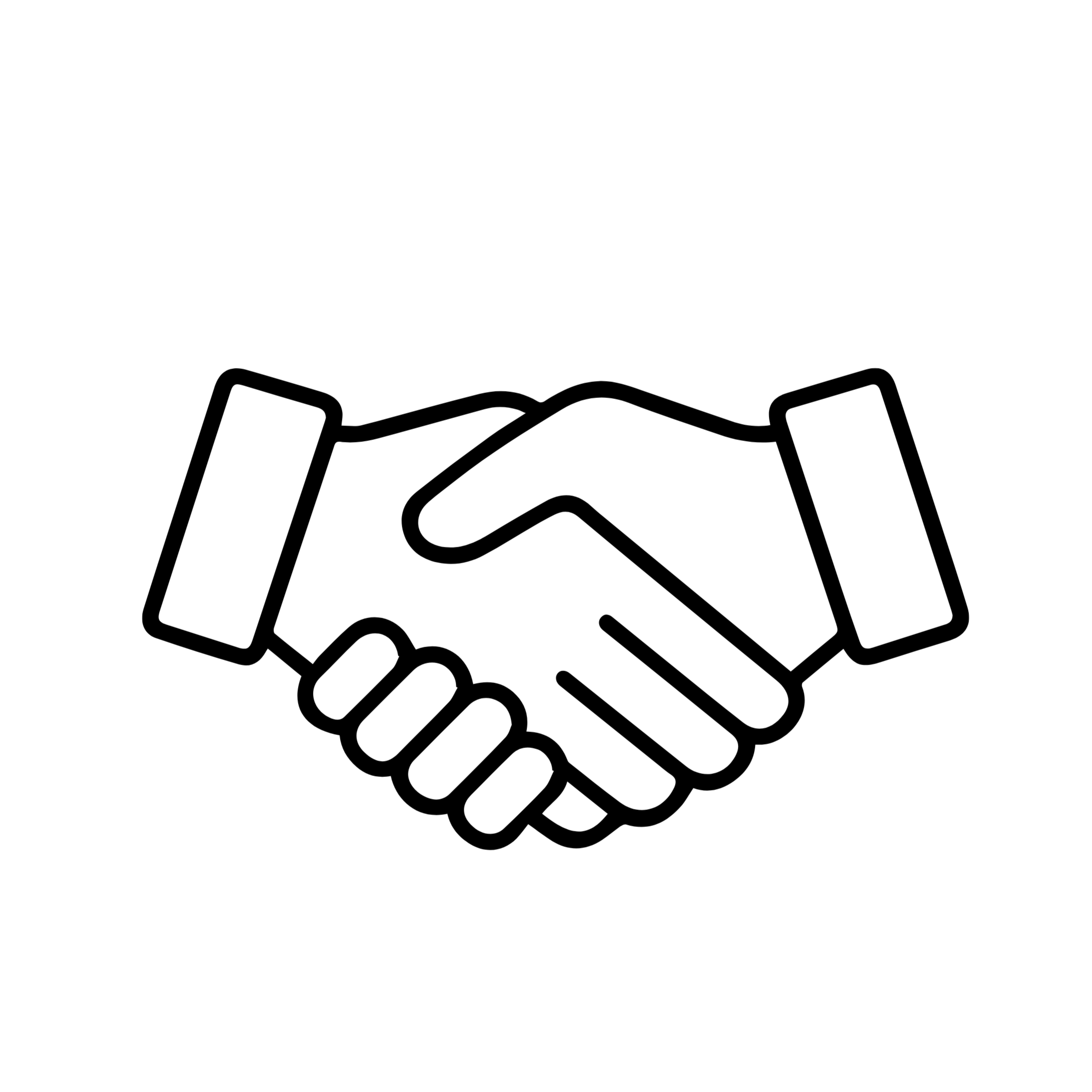 holding hands