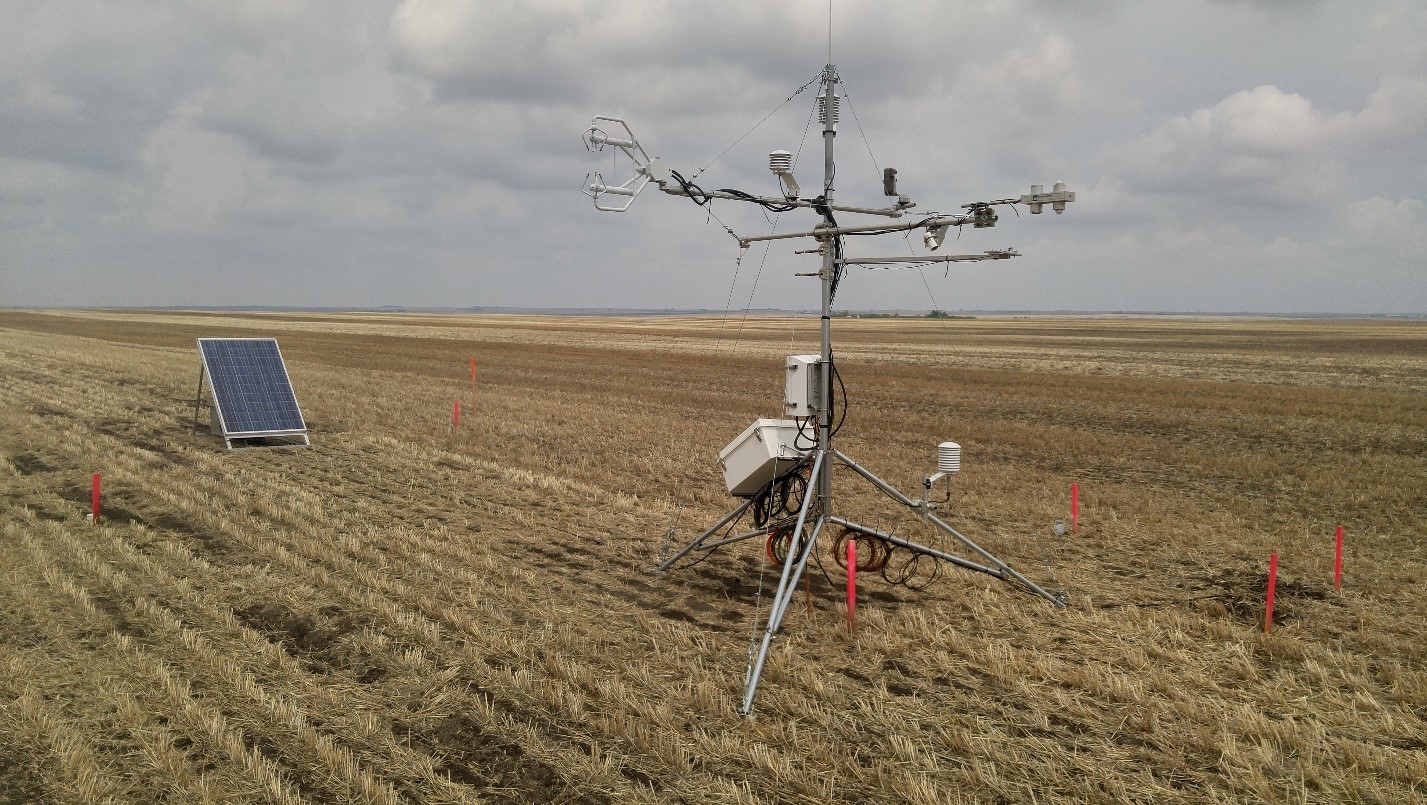 SE13 micrometeorological and soil moisture site at Brightwater Creek spring 2020