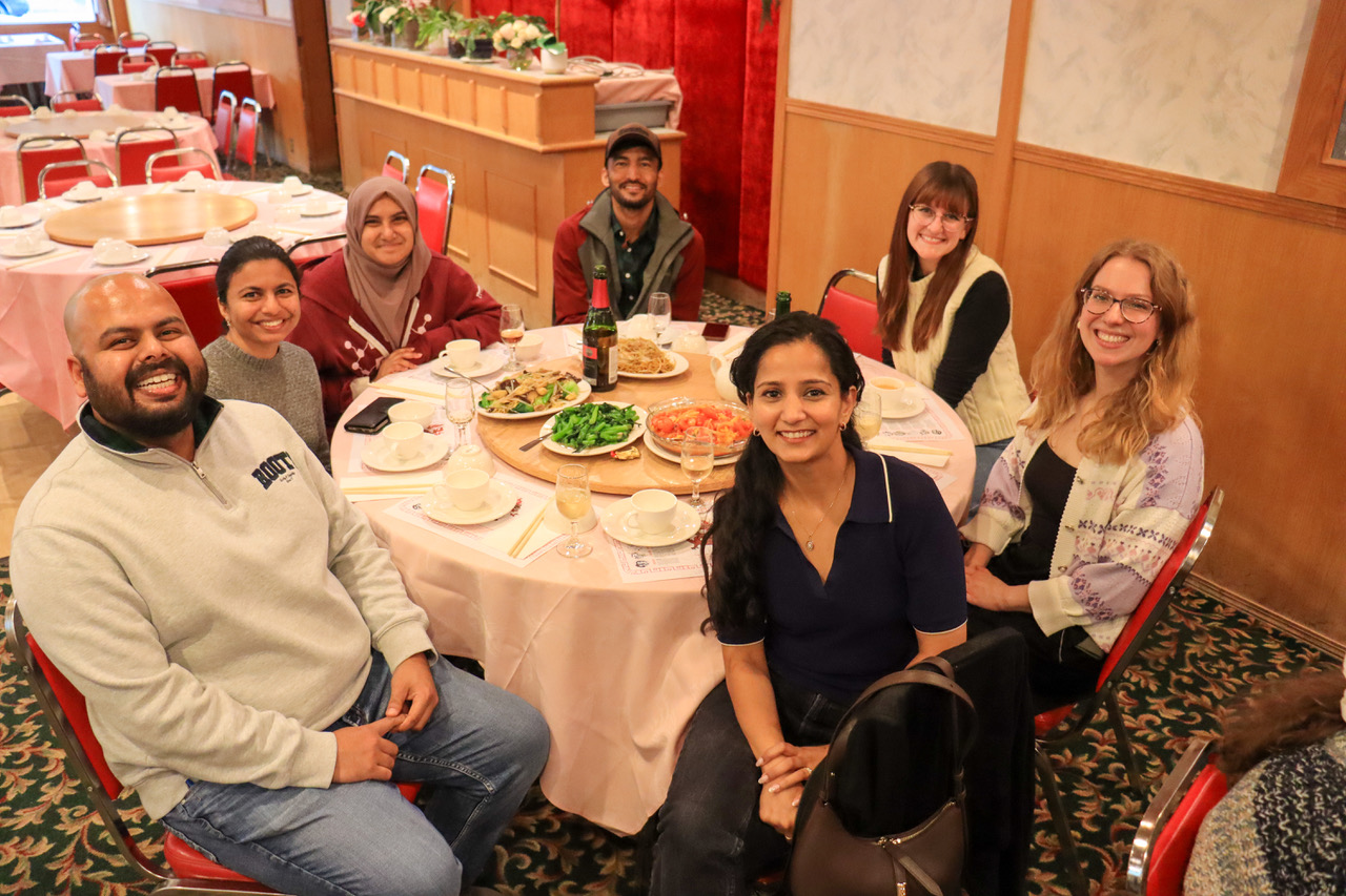 The Team at Narsimha's Defence dinner