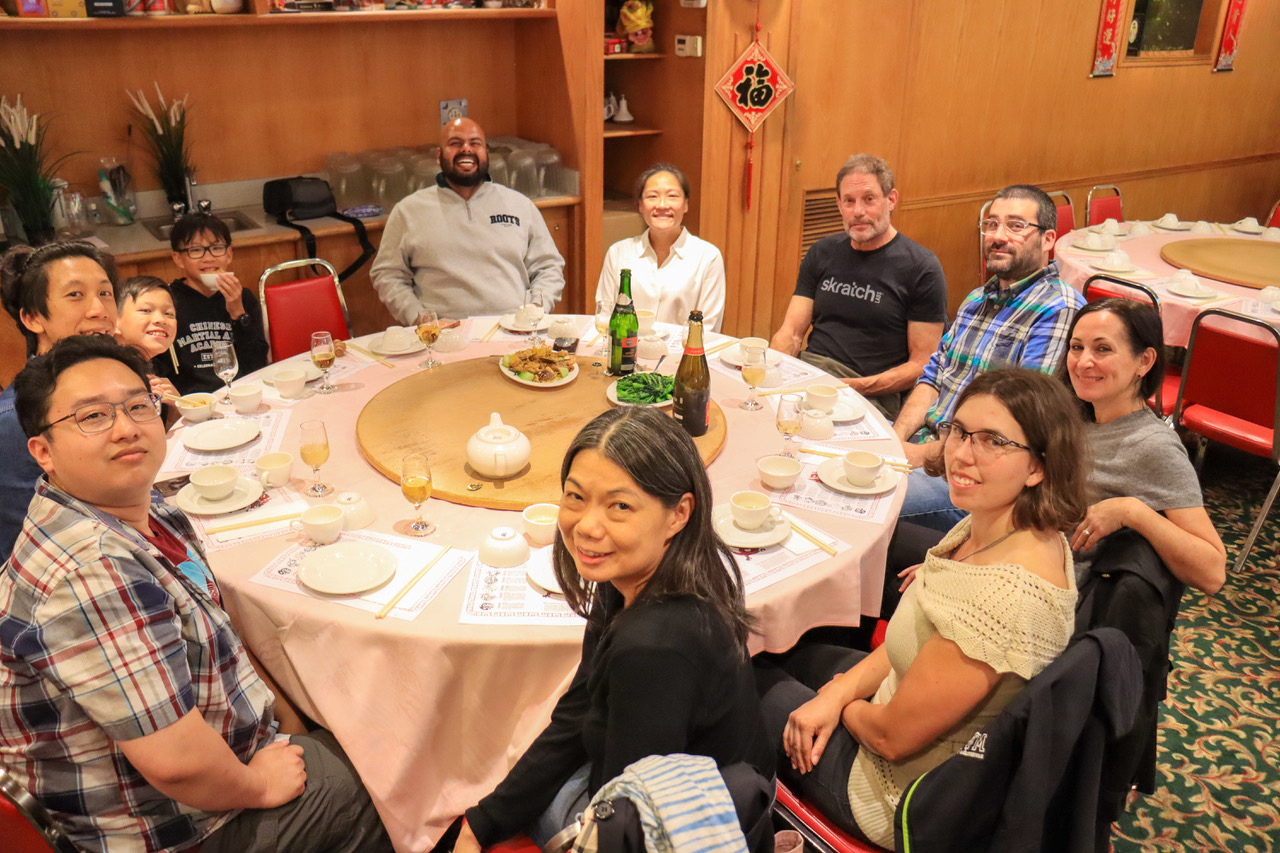The Team at Narsimha's Defence dinner