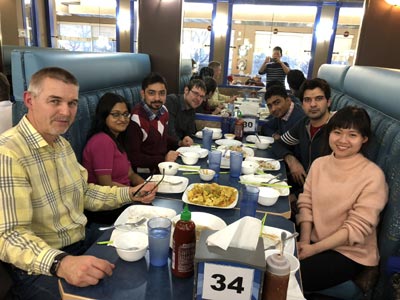 Group Dinner March 2018