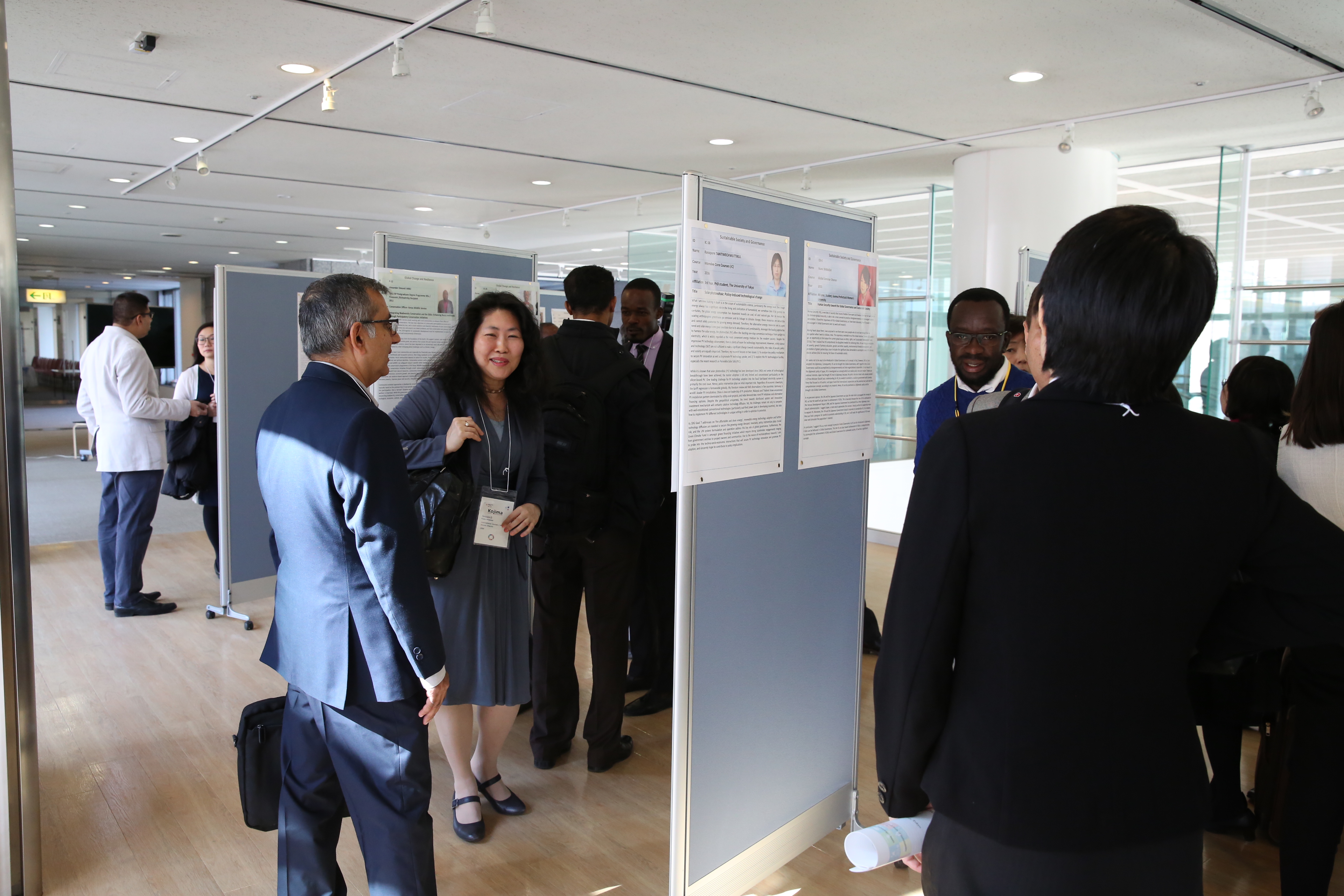 Participants at the Poster Presentation session