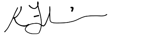 Kristen Florizone's signature