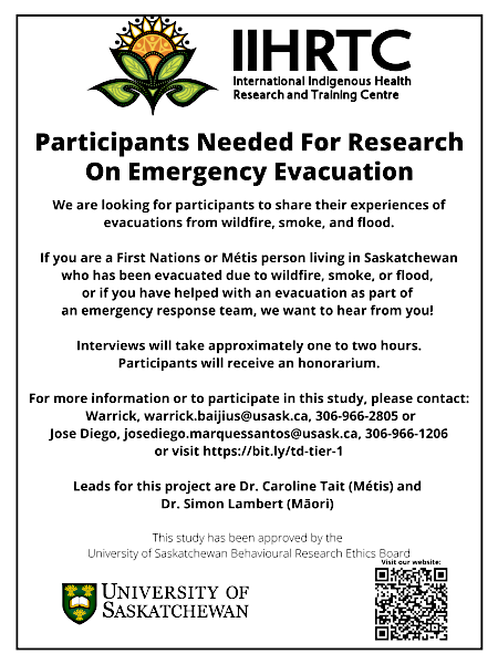 Clickable recruitment poster for emergency response study
