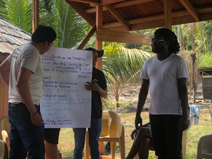 Over 5 days, the group established strategic priorities, project plans and crafted messages to present at the COP-16 United Nations Convention on Biological Diversity in Cali, Colombia. (Photo: Jim Robson)
